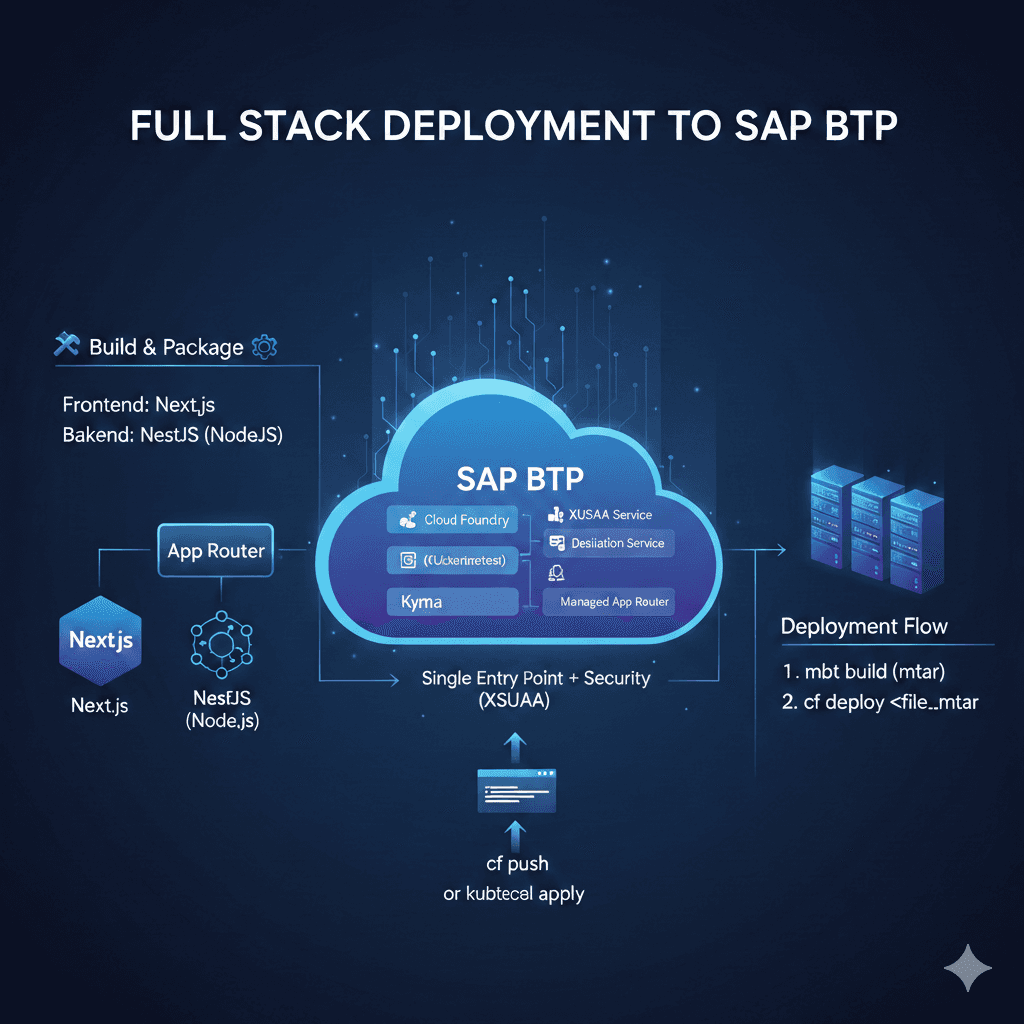 Deploy Full Stack Application to SAP BTP